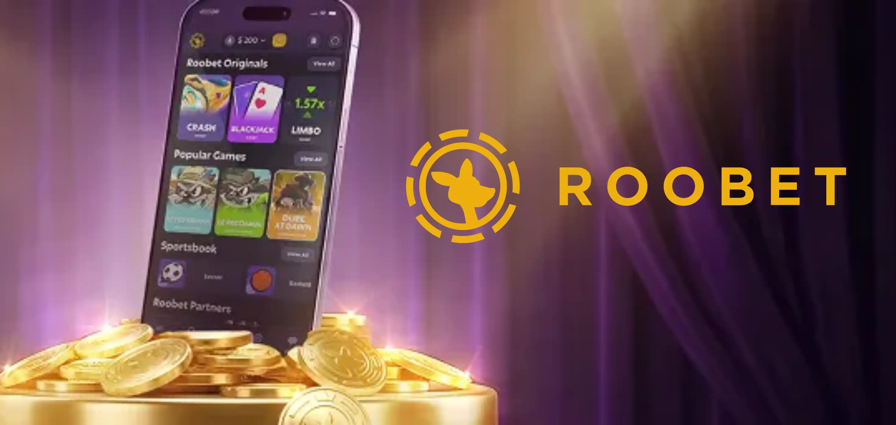 Roobet Casino App Screenshot